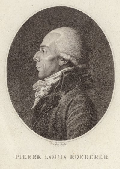 Porträt von Pierre Louis Roederer von Jean Urbain Guerin